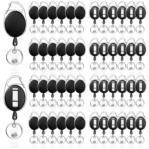 Pièces porte badge noir - 50,