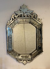 miroir vénitien octogonale à