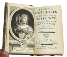Recueil des Lettres de la marquise de Sévigné à la Comtesse de Grignan,8/8. 1754