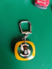 KEYRING - Bourbon - GENTIANE SUZE - Yellow & Black - Vintage 1960s