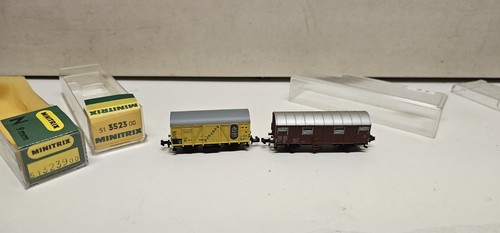 Minitrix lot wagons - de,