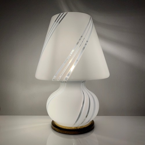 Lampe champignon verre murano - champignon,
