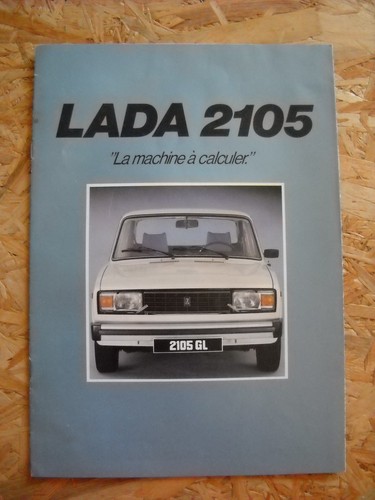 Catalogue brochure lada 2105 - catalogue/brochure,