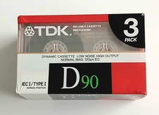 Lot de 3 Cassettes Audio TDK