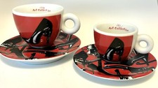 illy Art Collection 2009 “High Heels” Espresso And Cappuccino Cup And Saucers