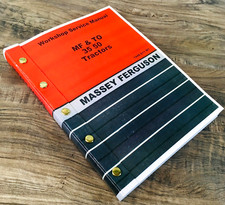 Massey Ferguson Mf-35 T0-35 Mf-50 Tractor Service Repair Manual Technical Book