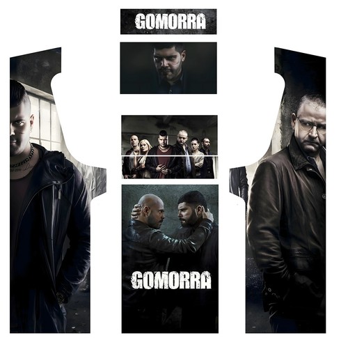 Stickers gomorra pour borne - stickers,