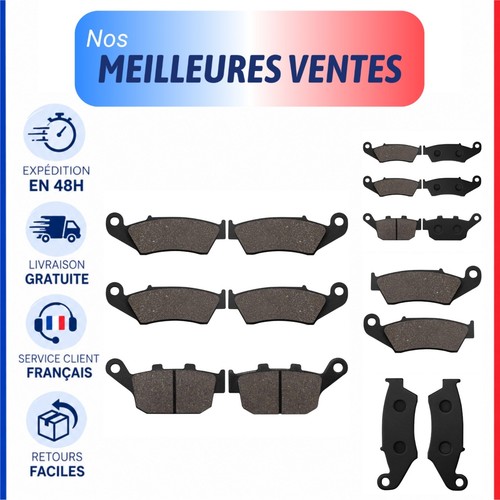 Plaquettes frein avant et - de,