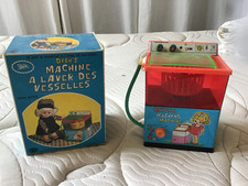 Jouet Ancien Vintage Dinette Cuisine Machine a Laver Crystal Washing Machine