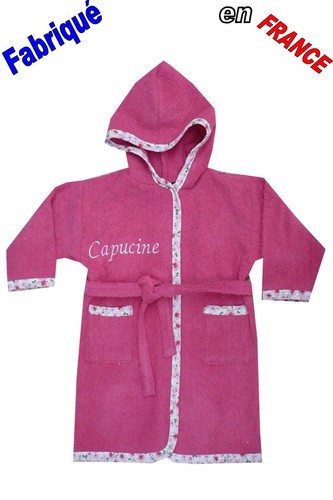 Peignoir enfant prénom - , brodé