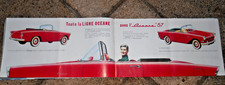 advertising paper catalog old leaflet car auto round simca 57