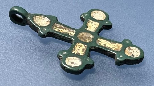 Ancienne croix viking bronze - croix, viking,