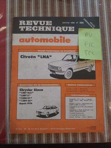 Revue technique citroen lna - revue,