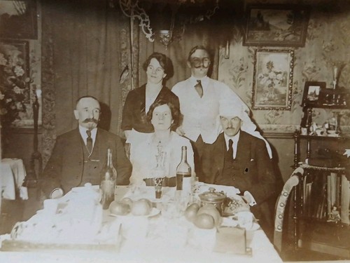Repas maison bourgeoise 1900 - repas,