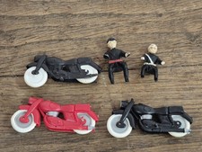 Lot D'ancienne Petite Moto En Plastique