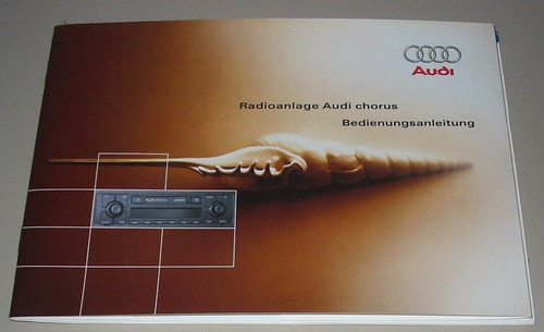 Betriebsanleitung audi chorus - audi,