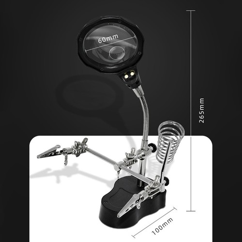 Loupe led avec col - led,