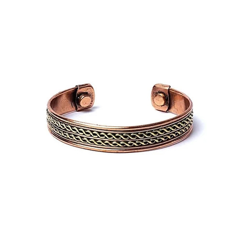 Bracelet indien cuivre - bracelet, en