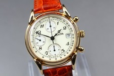[w/Box, Paper] Bulova Accu Swiss Valjoux 7750 Automatic Chronograph Men's Watch