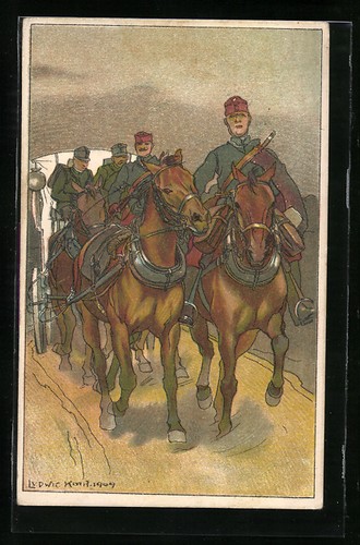 Carte postale artiste ludwig - postale, d'artiste