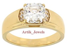 Bague En Argent Plaqué Or 14K