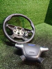 ✅️FORD FOCUS 2012 Mk3 4 Spoke Leather Steering Wheel Assembly
