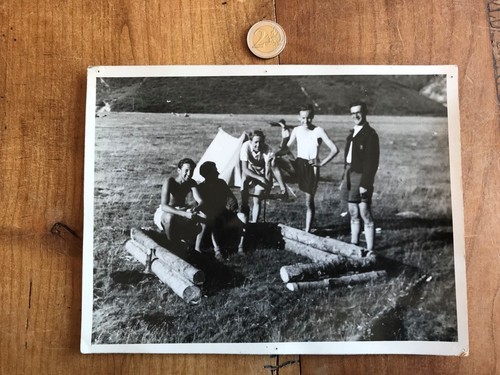 Photographie ancienne scout - ancienne,