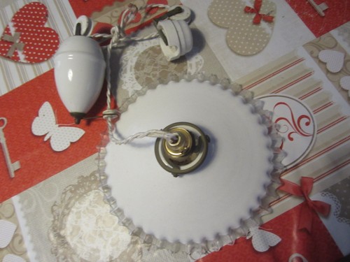 Ancien lustre monte - , et