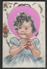 Carte Postale  Germaine   BOURET   Dim 9 X 14 Cm   Avec  Découpi    superbe