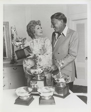 Lucille Ball Gary Morton Original 8x10 Photo Thalians Cutty Sark Trophies Snipe 