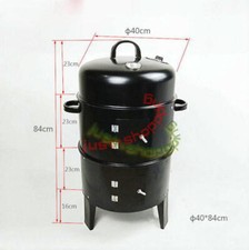 3-in-1 Steel Portable BBQ