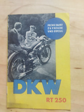 DKW RT 250 Original Advertising Sales Brochure Brochure Depliant