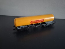 Wagon Lima Wagon Marchandise Citerne Jaune Marquage SHELL GAS réf 2904