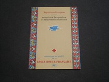 FRANCE CARNET CROIX ROUGE 1961