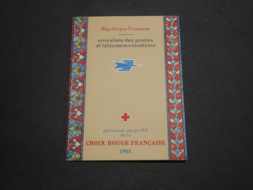 France carnet croix rouge - france, 1961
