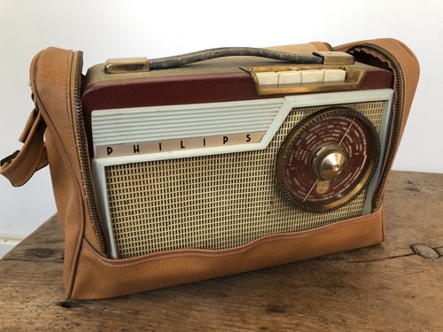 Radio portable vintage philips - radio,