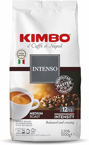 Kimbo intenso café grains - café, en