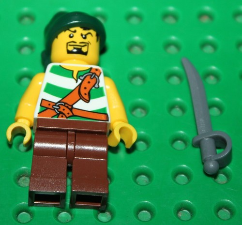Lego minifig pirate green - pirate,