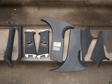 BMW 3 SERIES F30 M SPORT BLACK ANTHRACITE A B C PILLAR TRIM SET 8 PIECES