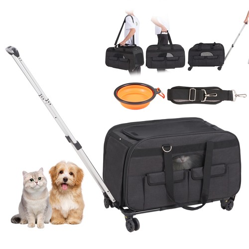 Sac roulettes chat chien - roulettes,