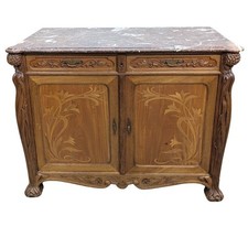 Superbe bahut haut Art nouveau