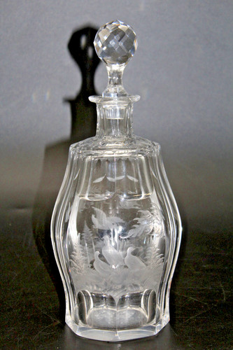 Vieux fin poli carafe - fin,