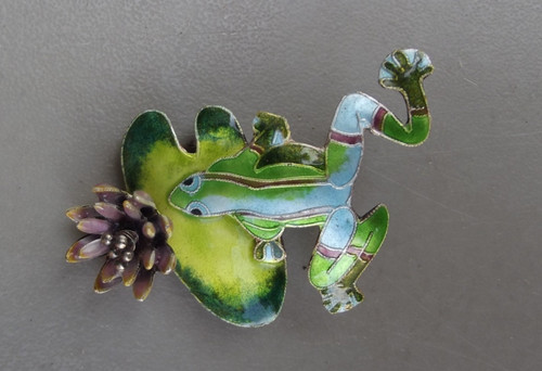 Ancienne broche argent massif