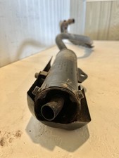 2005 KAWASAKI KLX 110 OEM STOCK EXHAUST PIPE MUFFLER 18087-1168 & EXHAUST COVER