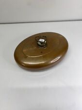 Antique tin copper kettle some small original patina bump"