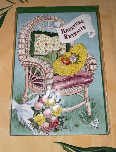 Carte vœux retraite - vœux,