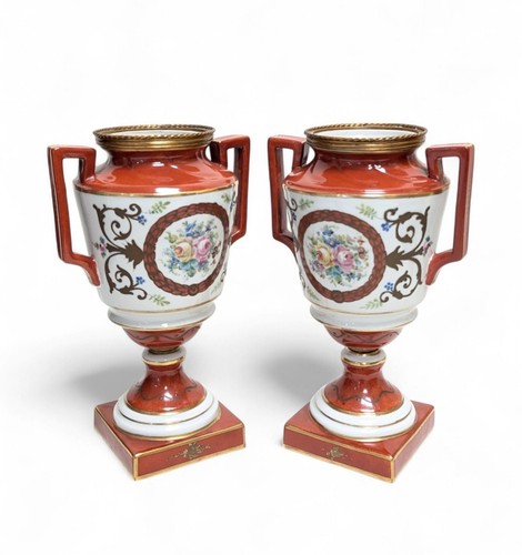 Paire pot porcelaine - paire,