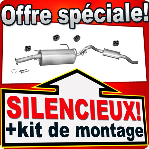 Silencieux arriere pour nissan - silencieux,