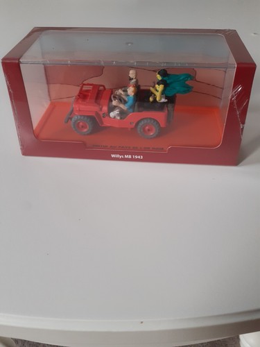 Voiture tintin la jeep - ,