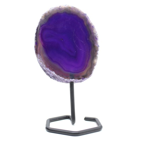 Agate teintée violet 115gr - de,